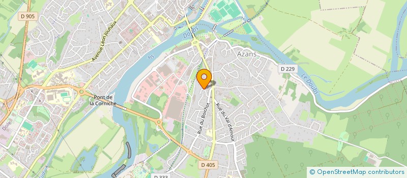 localisation de l'entreprise SCI DVLS à DOLE