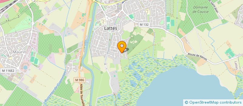 localisation de l'entreprise SCI DVP à LATTES