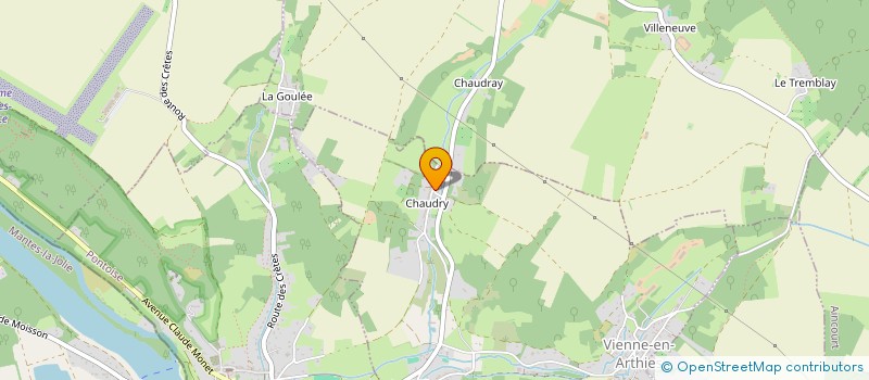 localisation de l'entreprise SCI DVP INVEST  VIENNE-EN-ARTHIES