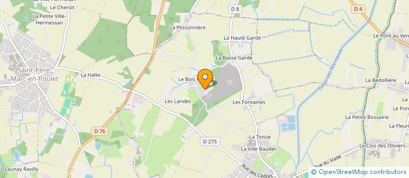 localisation de l'entreprise SCI DW  SAINT-GUINOUX