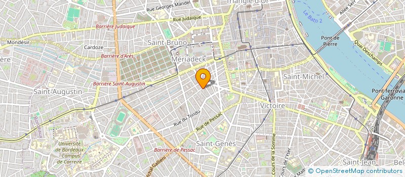 localisation de l'entreprise SCI DXOS  BORDEAUX