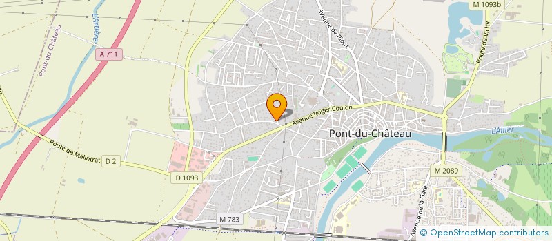 localisation de l'entreprise SCI DY  PONT-DU-CHATEAU