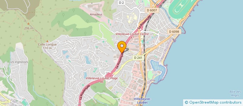 localisation de l'entreprise SCI DY TOONTONY à VILLENEUVE-LOUBET