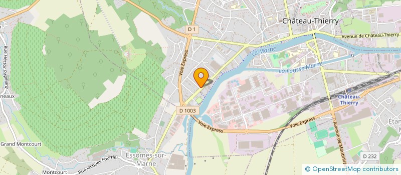 localisation de l'entreprise SCI DYARTH à CHATEAU THIERRY