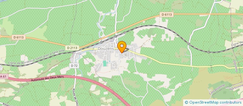 localisation de l'entreprise SCI DYB  DOUZENS