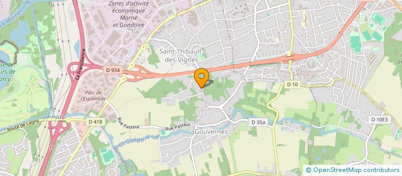 localisation de l'entreprise SCI DYCHA à SAINT-THIBAULT-DES-VIGNES