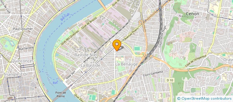 localisation de l'entreprise SCI DYEULIERE  BORDEAUX