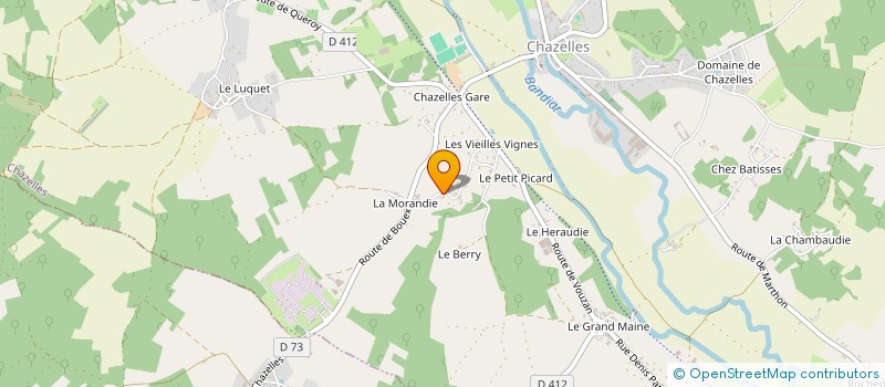 localisation de l'entreprise SCI DYGANE à CHAZELLES