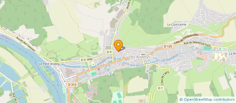 localisation de l'entreprise SCI DYIU à LES ANDELYS