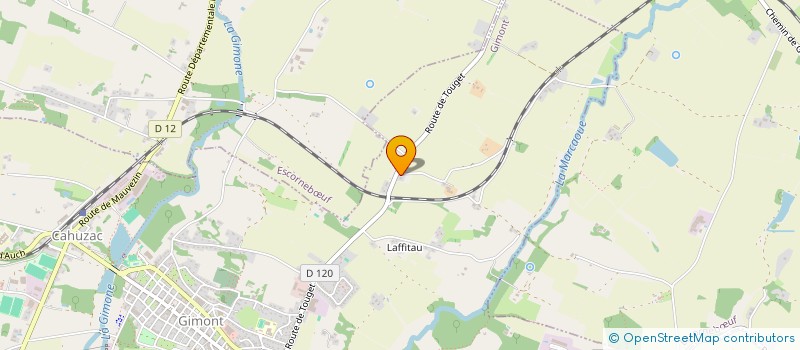 localisation de l'entreprise SCI DYJE  GIMONT