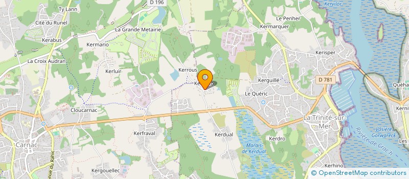 localisation de l'entreprise SCI DYL  LA TRINITE-SUR-MER