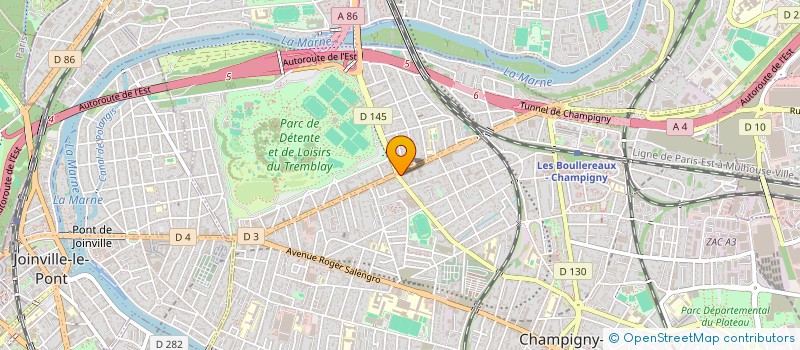 localisation de l'entreprise SCI DYL  CHAMPIGNY-SUR-MARNE