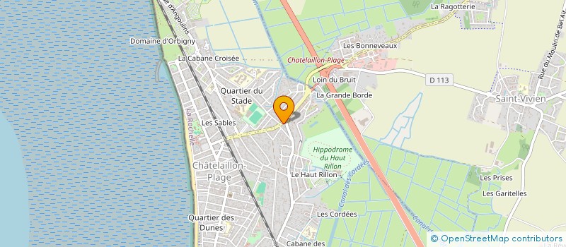 localisation de l'entreprise SCI DYLAB à CHATELAILLON-PLAGE