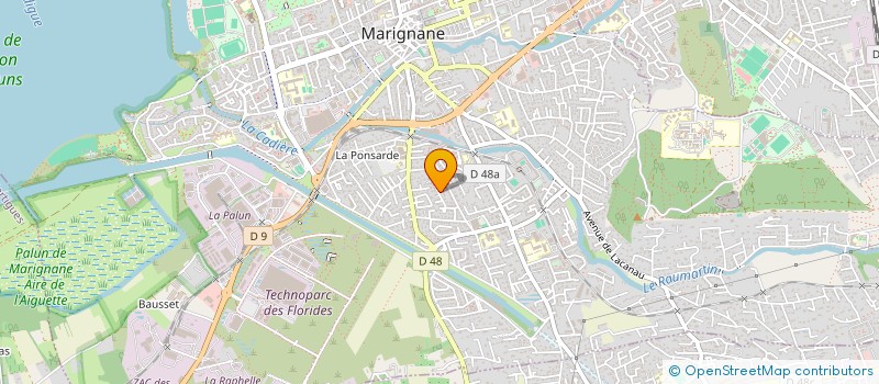 localisation de l'entreprise SCI DYLAN à MARIGNANE