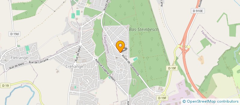 localisation de l'entreprise SCI DYLAN  FAULQUEMONT