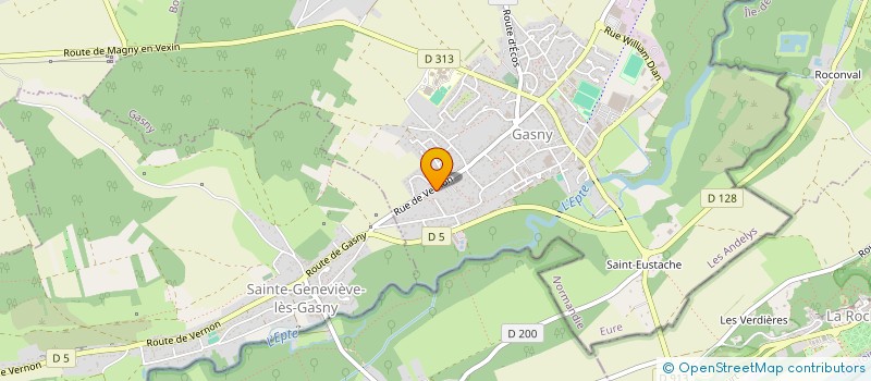 localisation de l'entreprise SCI DYLAN  GASNY