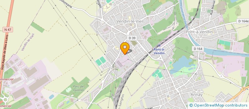 localisation de l'entreprise SCI DYLAN  VENDIN-LE-VIEIL