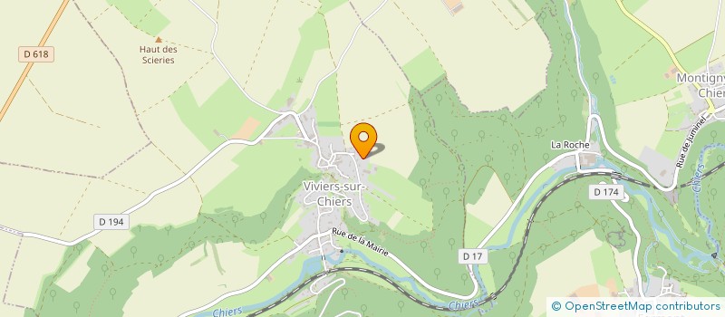 localisation de l'entreprise SCI DYLAN-IMMO  VIVIERS-SUR-CHIERS