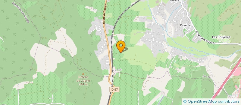 localisation de l'entreprise SCI DYLIC  LE LUC