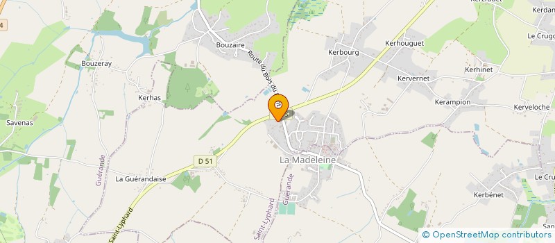 localisation de l'entreprise SCI DYLMOR  SAINT-LYPHARD