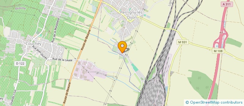 localisation de l'entreprise SCI DYLOU  PERRIGNY-LES-DIJON