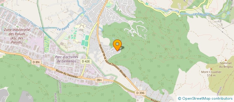 localisation de l'entreprise SCI DYM  GEMENOS