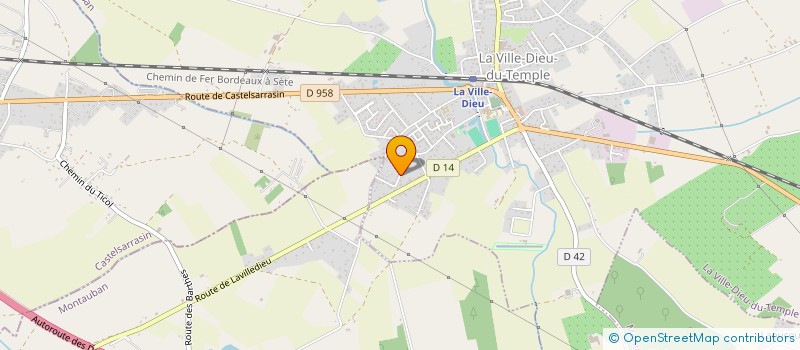 localisation de l'entreprise SCI DYMCO  MEAUZAC