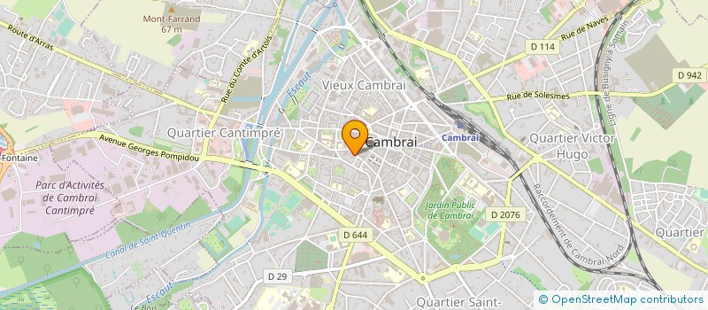 localisation de l'entreprise SCI DYN HAPUS à CAMBRAI