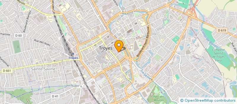 localisation de l'entreprise SCI DYNA à TROYES