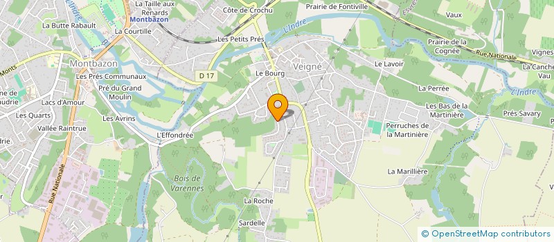 localisation de l'entreprise SCI DYNAMIC GT à VEIGNE