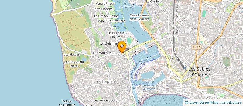 localisation de l'entreprise SCI DYNAMIQUE DEVELOPPEMENT à LES SABLES D'OLONNE