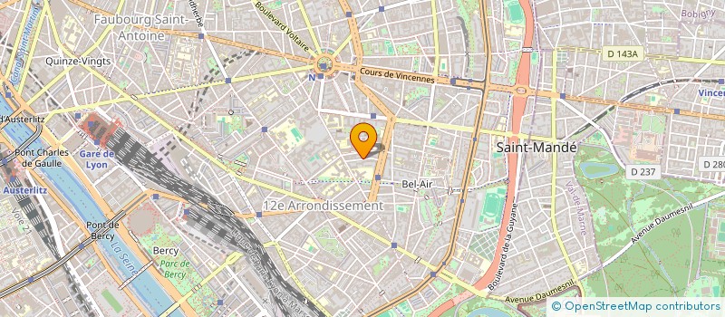 localisation de l'entreprise SCI DYNAMO  PARIS