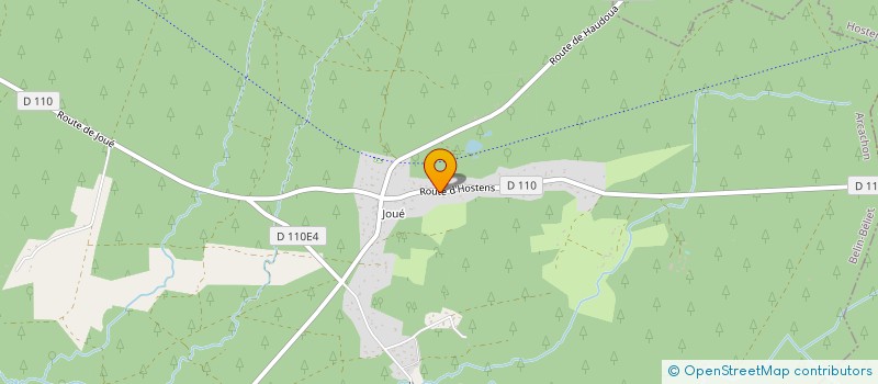 localisation de l'entreprise SCI DYP  BELIN-BELIET