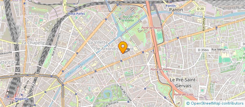 localisation de l'entreprise SCI DYSAC  PARIS