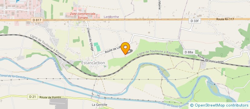 localisation de l'entreprise SCI DYSC  ESTANCARBON