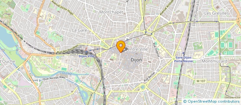 localisation de l'entreprise SCI DYVA à DIJON