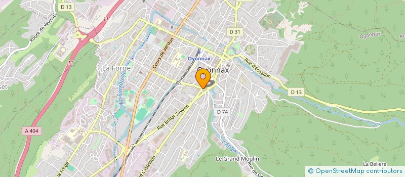 localisation de l'entreprise SCI DYWEN à OYONNAX