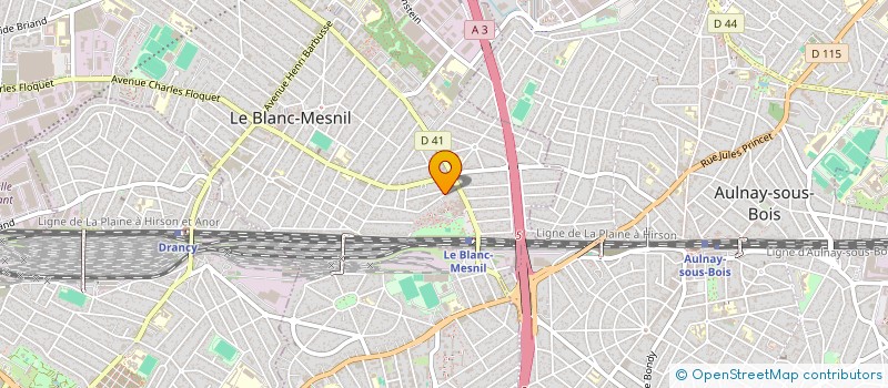 localisation de l'entreprise SCI DYXMIL à LE BLANC-MESNIL