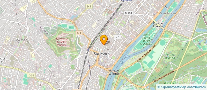 localisation de l'entreprise SCI DZ à SURESNES