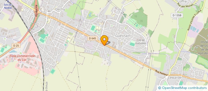 localisation de l'entreprise SCI DZIADZIA  GUESNAIN