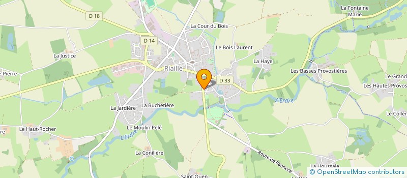 localisation de l'entreprise SCI E 2C  RIAILLE