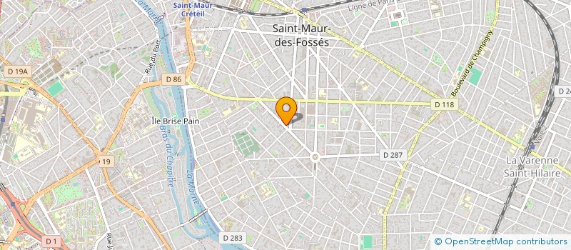 localisation de l'entreprise SCI E 3 S à SAINT-MAUR-DES-FOSSES