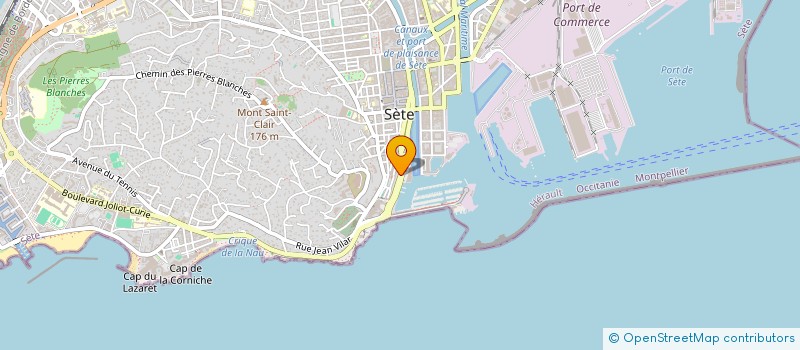 localisation de l'entreprise SCI E A.BELLA  SETE