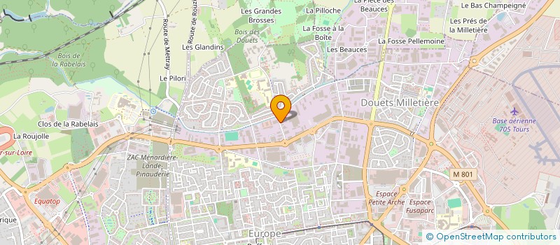 localisation de l'entreprise SCI E.A.D.S.  TOURS