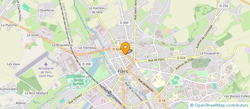 localisation de l'entreprise SCI E.A IMMOBILIER à FLERS