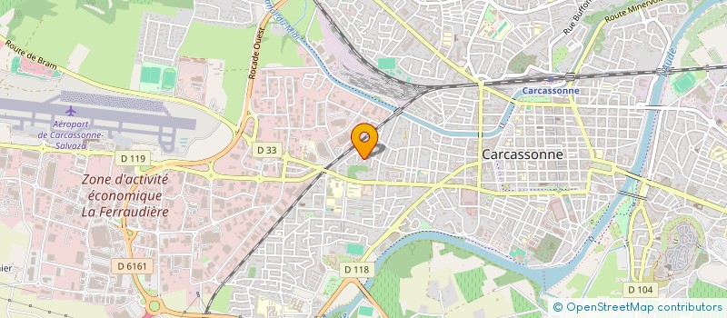 localisation de l'entreprise SCI E A L à CARCASSONNE