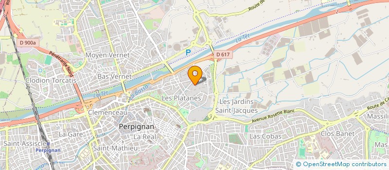 localisation de l'entreprise SCI E.A.M.A  PERPIGNAN