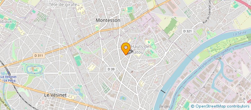 localisation de l'entreprise SCI E. A. RINGOT  CHATOU