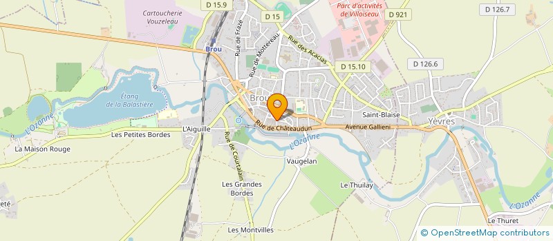 localisation de l'entreprise SCI E.A.U.I à BROU
