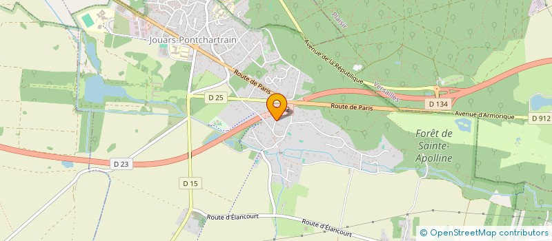 localisation de l'entreprise SCI E.B  JOUARS-PONTCHARTRAIN